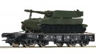 67475 Roco Heavy Duty Flat car loaded with M108 of Belgian Army